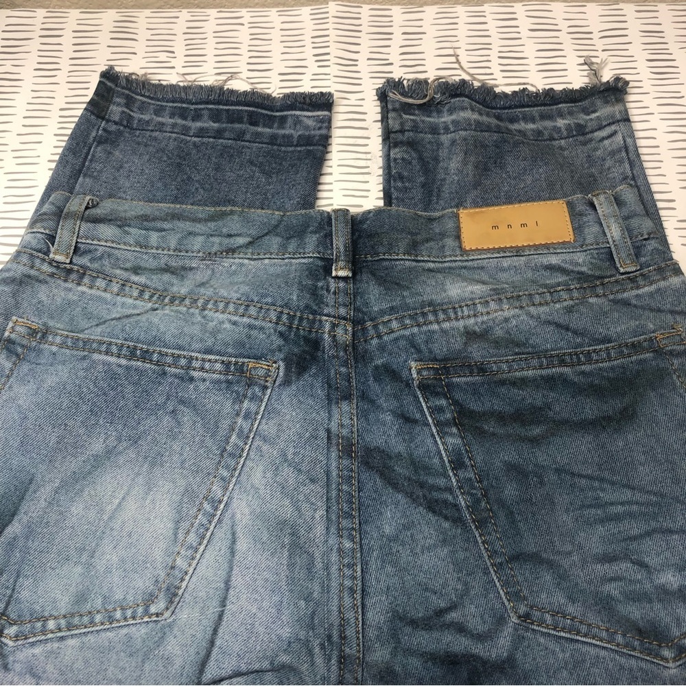 Mnml men jeans Statue face
